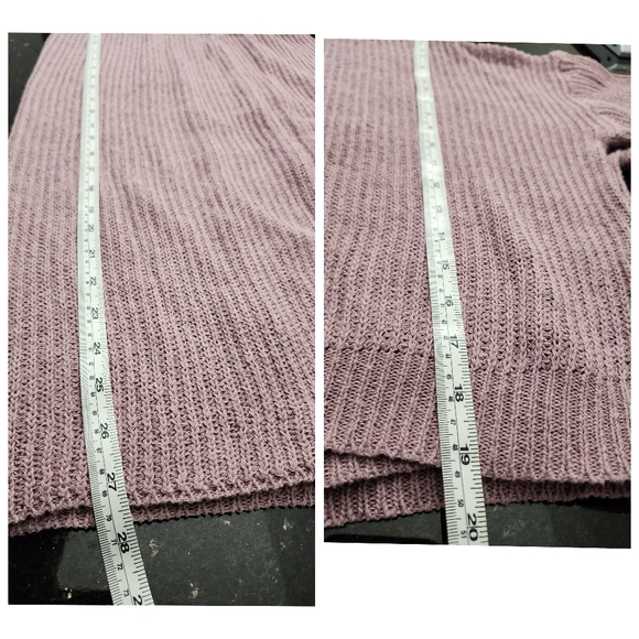 SHEIN Ribbed Turtleneck Sweater and Skirt Set. Pink. Size: Small (4) - Picture 9 of 12